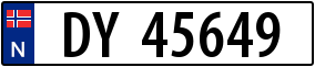 Truck License Plate